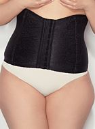 Shapewear waist cincher, front closure, waist and belly control, S to 5XL